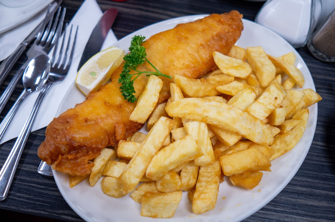 Fish and chips, United Kingdom