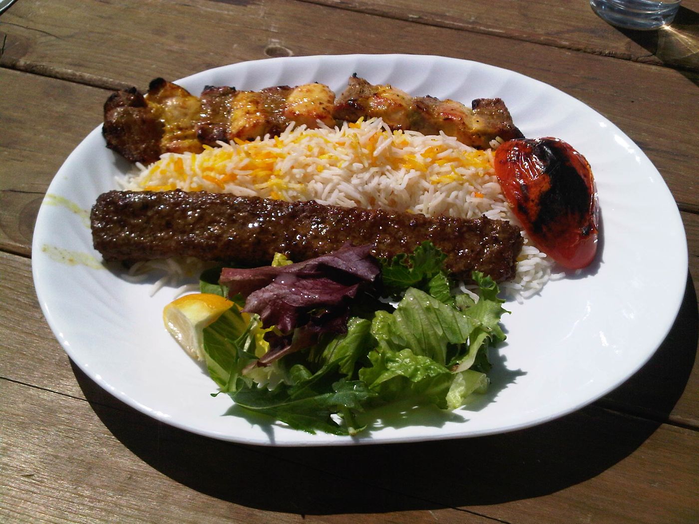 Chelo kebab, Iran