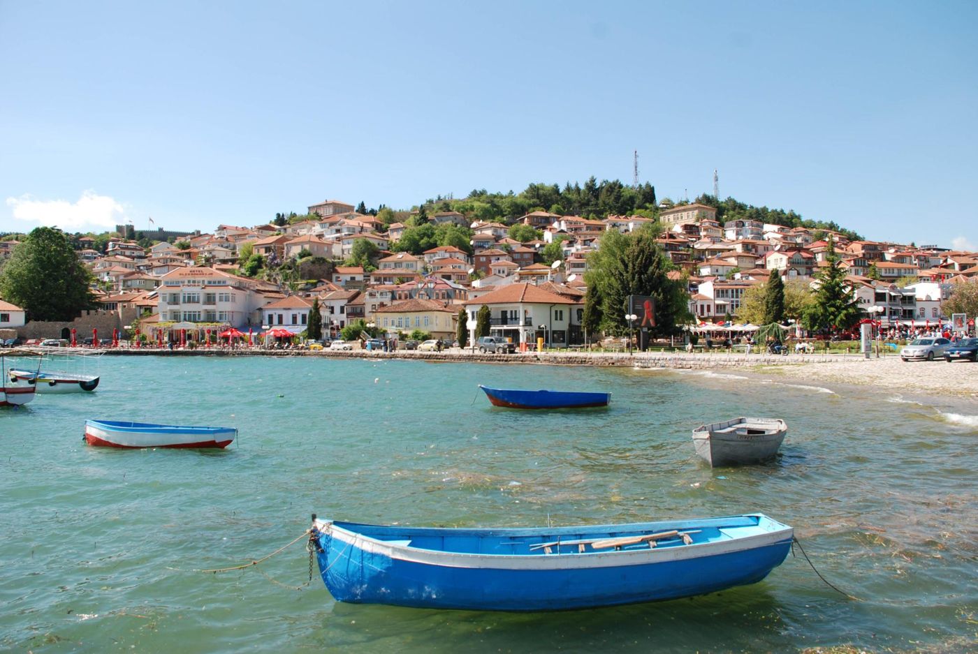 Lake Ohrid, Southeast, shared with North Macedonia