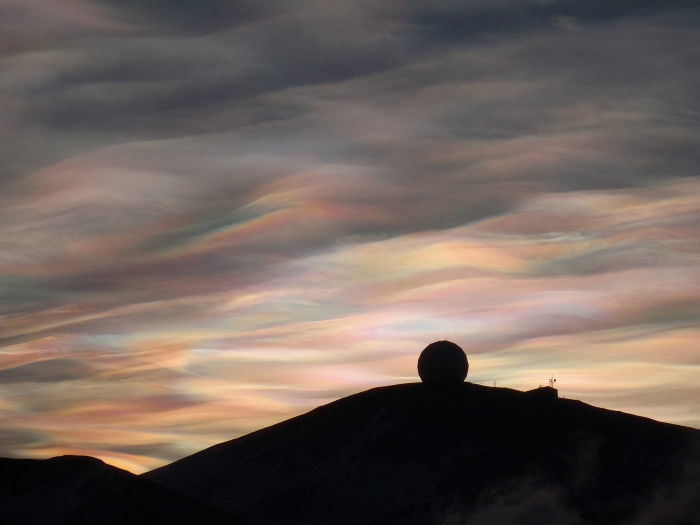 Nacreous Clouds — Celestial & Night Sky natural phenomenon