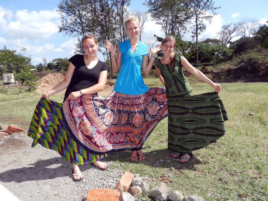 Local people in the traditional dress of DR Congo